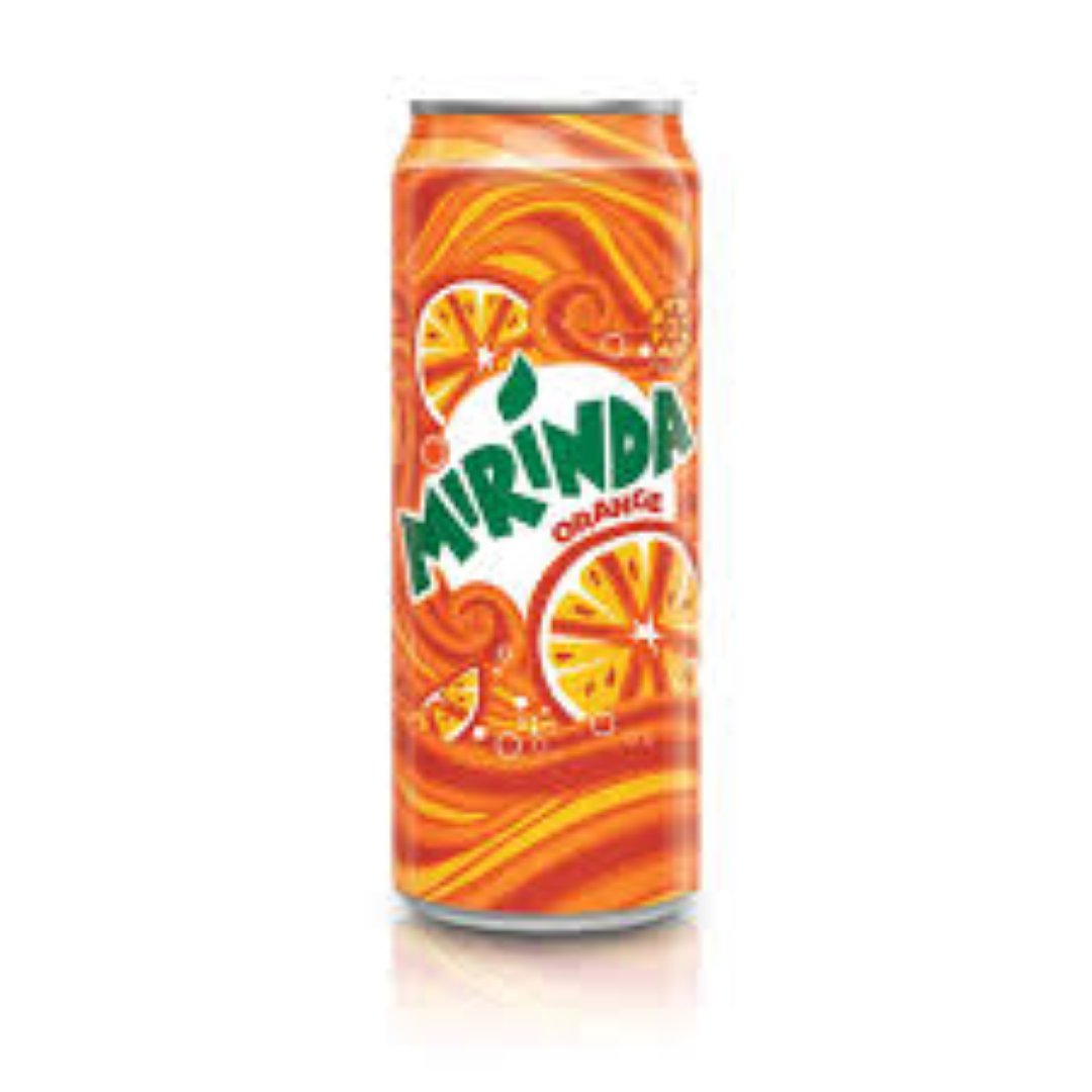 MIRINDA ORANGE CAN 330ML